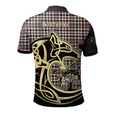 Borthwick Dress Ancient Tartan Polo Shirt Viking Wolf